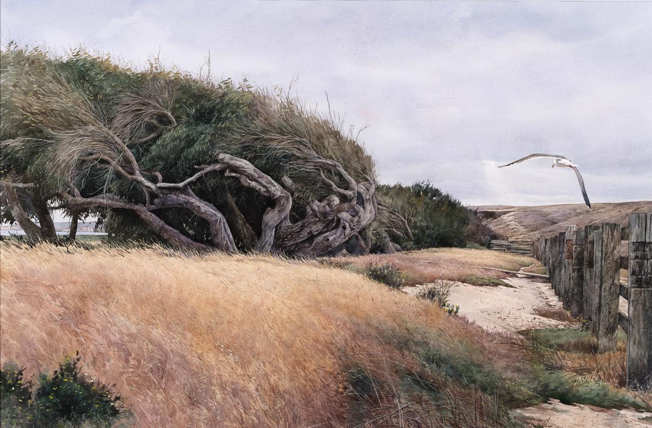 Watercolor painting by Jason Li